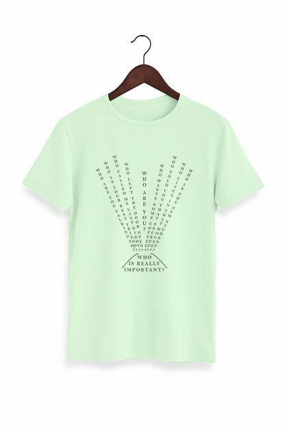 Thought Provoking Word Art T-Shirt